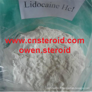 Anesthésie locale Poudre brute Benzocaïne Lidocaïne Procaine Tétracine